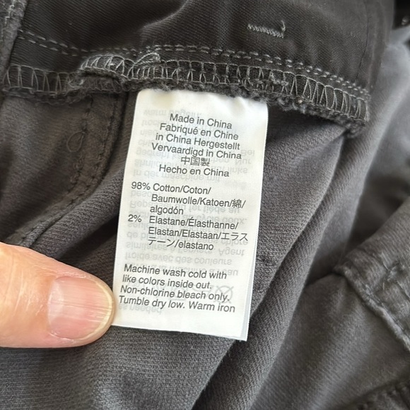 J. Crew Mercantile Pants charcoal gray velveteen size 31 - Picture 3 of 11